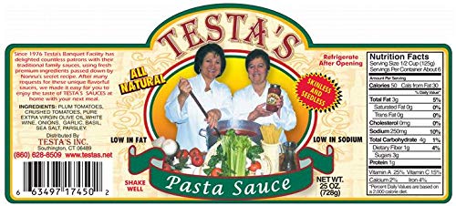 Testa'S Pasta Sauce 4 Pack (Seedless & Skinless)  (Pasta Sauce (Original))