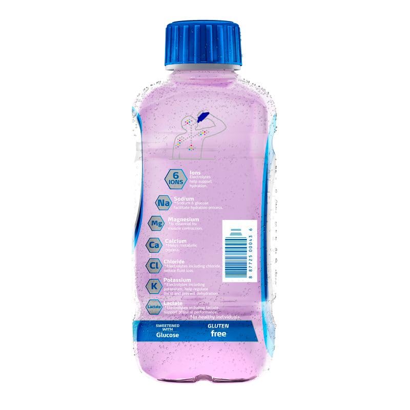 Electrolit Electrolyte Hydration & Recovery Drink, 21oz, Berry Bliss, 12 Pack