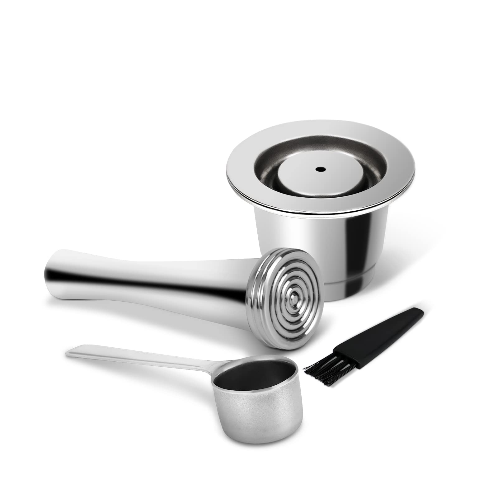 Lihong Reusable Coffee Pods  Stainless Steel Reusable Espresso Units Compatible With Nespresso Oriflavor Blendal Line (1 Pack)