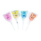 Easter Bunny Shaped Swirl Pop Suckers (12 Pieces)
