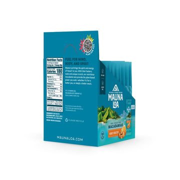 Mauna Loa Honey Roasted Macadamia Nuts  12 Pack of 1 oz Single Serve Snack Bags  Gluten Free  Sweet & Crunchy Hawaiian Snack
