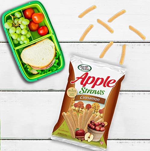 Sensible Portions Apple Straws, Cinnamon, 6 Oz (Pack Of 12)