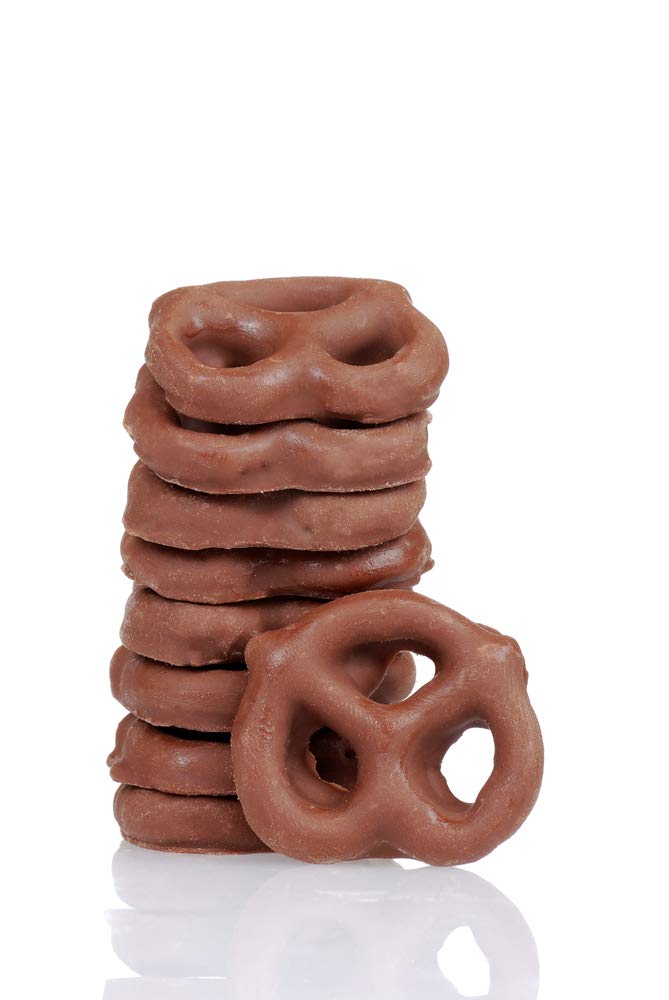 CRAZYOUTLET Milk Chocolate Covered Pretzels - 5 lb Bulk Pack, 80 Ounce, Perfect Snack for Parties and Treats