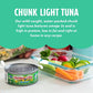 Chicken of the Sea Wild Caught Chunk Light Tuna, 5 Ounce Cans, 48-Count - High Protein 100% Classic Chunk Tuna in Water - Delici