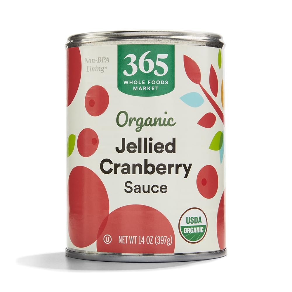365 By Whole Foods Market, Sauce Cranberry Jellied Organic, 14 Ounce