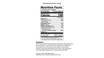 Tate'S Bake Shop Cookies, Variety Pack, 4Count (2 & 2 Walnut Chocolate Chip)