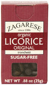 Zagarese 100% Organic Licorice, Original, 0.88 Ounce Flip Top Box