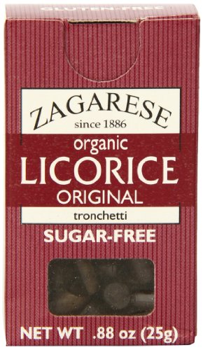 Zagarese 100% Organic Licorice, Original, 0.88 Ounce Flip Top Box