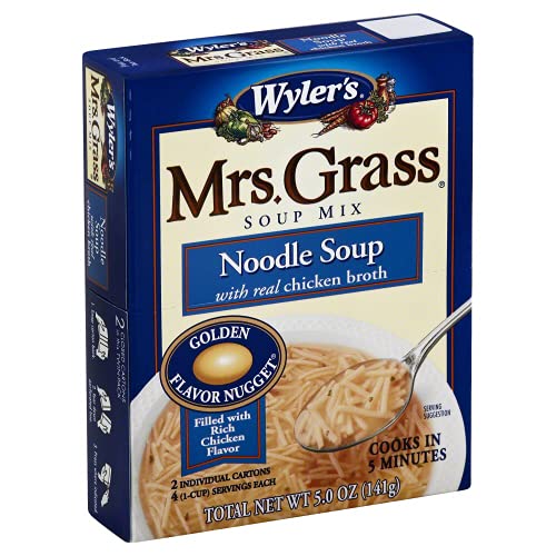 Mrs. Grass Chicken Noodle Soup Mix, 4.2 Ounce (Pack of 6), Delicious and Convenient Noodle Soup