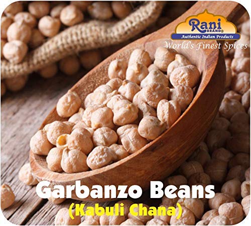 Rani Garbanzo Beans (Kabuli Chana) 128Oz (8Lbs) 3.63Kg Bulk ~ All Natural | Vegan | Gluten Friendly | Non-Gmo | Kosher | Indian Origin