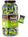 Swad Kaccha Aam Tangy Masala Candy Jar 150 Count Raw Mango Flavor Indian Chatpati Candy Mouth Freshener Sweet Spicy Hard Candy Desi Snack Travel Friendly For Kids Mature-Themeds