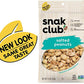 Snak Club Salted Peanuts, 7.5 Ounce (Pack of 6)