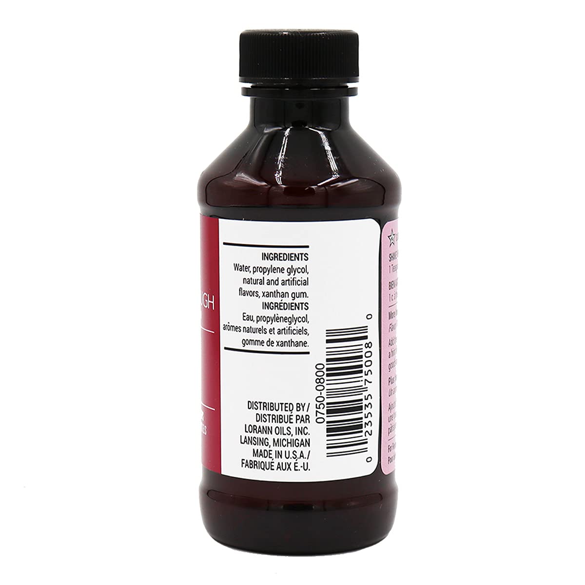 LorAnn Oils Buttery Sweet Dough Bakery Emulsion, 4 Fl Oz, Gluten-Free, Keto-Friendly, Model 0750