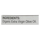 Madhava Honey - Olv Oil Organic Extra Virgin - Case Of 6-16.9 Fz