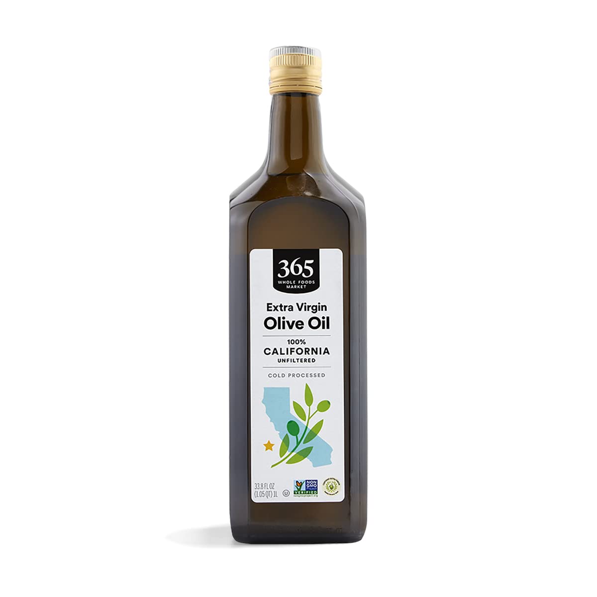 365 by Whole Foods Market Unfiltered Extra Virgin Olive Oil, 33.8 Fl Oz