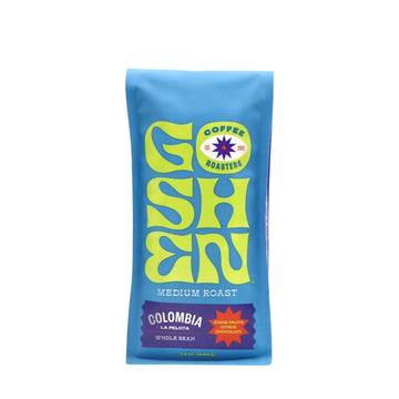 Colombia La Pelota - Roasted by Goshen Coffee Roasters - Whole Bean Coffee - 12 Ounce Bag