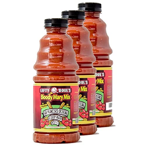 Lefty ODouls Bloody Mary Mix, Pack of 3, 32 Fl Oz - San Francisco Original