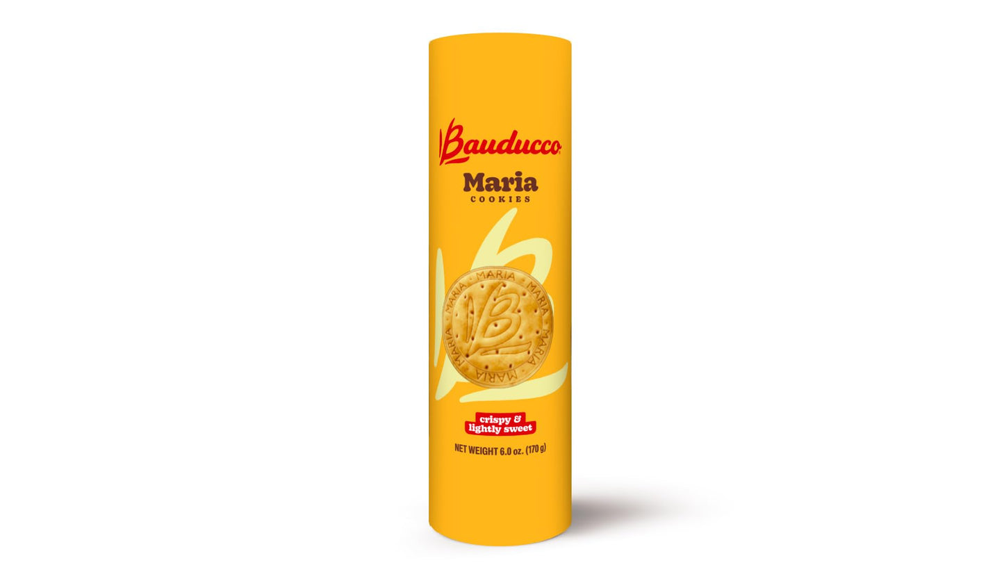 Bauducco Maria Cookies, 6 Oz (Pack Of 10) - Classic Crispy Cookies For Snacking, Coffee, Or Tea - Perfect Dessert Treat With No