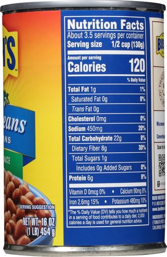 Bushs Best Red Beans in Chili Sauce, Mild, 16 oz