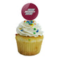 GRAPHICS & MORE Cupcake Picks Set of 6, Acrylic, Henderson State University, One Size, Model CUPCAKE.ROUND.CLCHSU.Z008454
