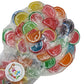 Jelly Fruit Slices Gummy Candy Individually Wrapped (Assorted, 1 Pound)
