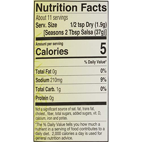 Mrs. Wages Medium Classic Salsa Seasoning Mix, .8 Oz Pouches (VALUE PACK of 12)