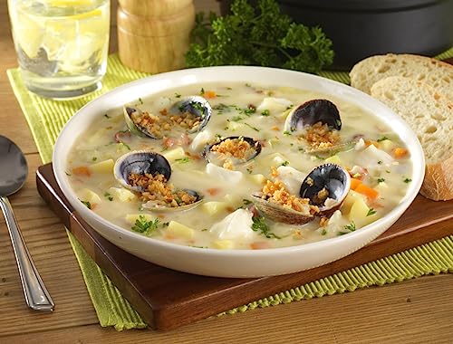 Knorr Professional Soup Du Jour New England Clam Chowder Soup Mix No Added Msg, 0G Trans Fat Per Serving, Just Add Water, 27 Oz,