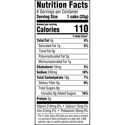 Thomas Toast-R-Cakes, Corn, 6 Count, 7 Oz Package