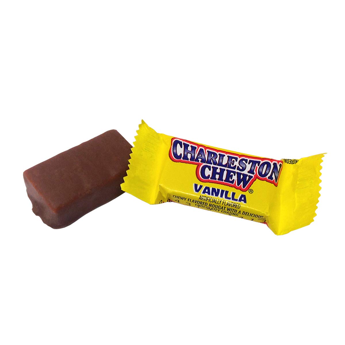 Charleston Chew Vanilla Flavor Candy Bars, 120 Count, 0.25 Oz Each, Brown