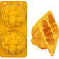 The Dreidel Company Silicone Challah Braid Bread Mold Bakeware, Small Challettes, Perfect Kosher Challah Braided Baking Mold Pan