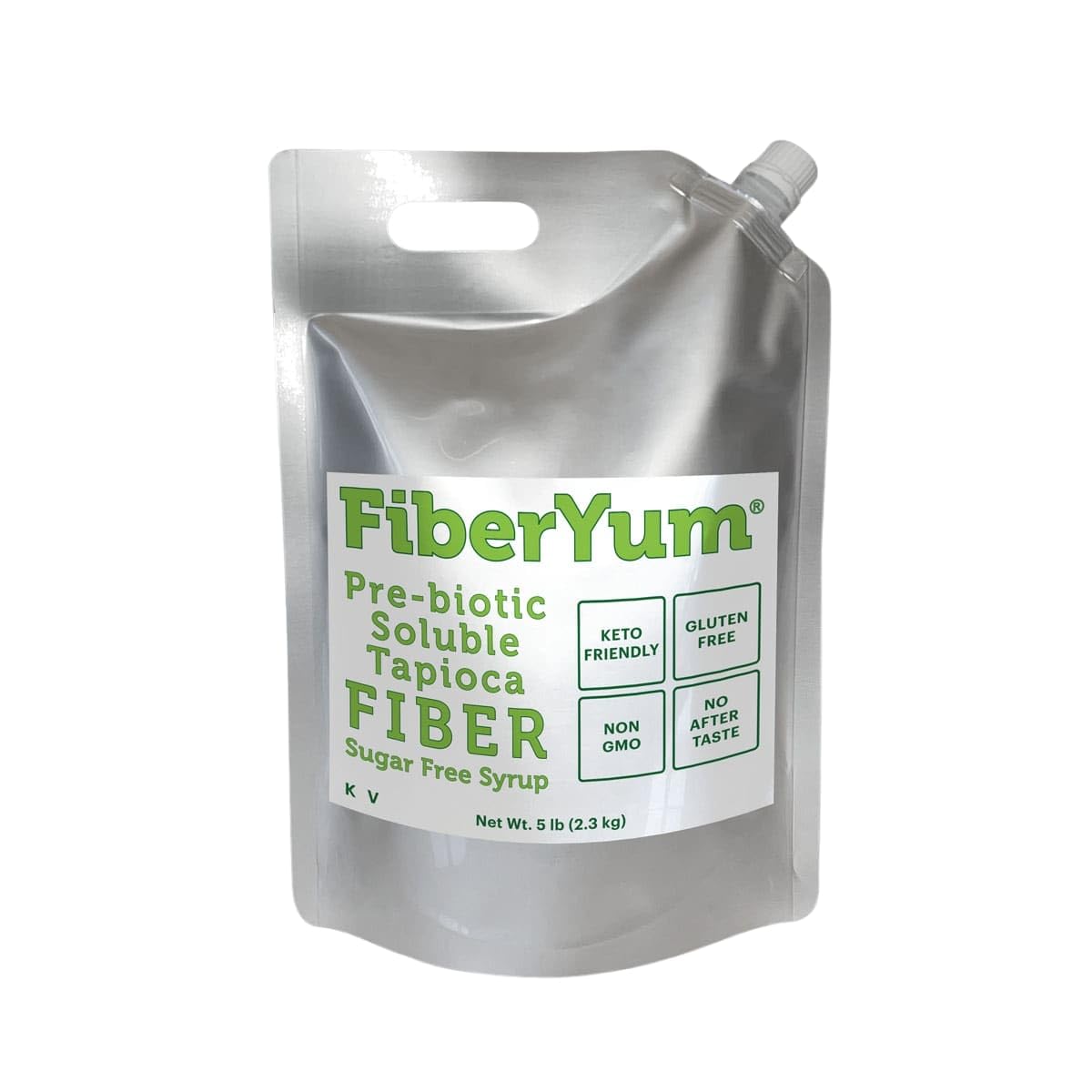 FiberYum Pre-biotic Tapioca Fiber Syrup - Non-GMO, 80 oz, Substitute for Corn Syrup