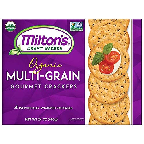 Miltons craft Bakers Original Multi-grain gourmet Baked crackers 680g (4 Individually Wrapped Packages)