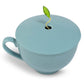 Tea Forte Wellbeing 3-Piece Premium Tea Gift Set With Light Blue Cafe Cup With Lid, Tea Tray And 10 Assorted 2 Of Each Variety O