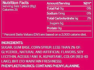 Hubba Bubba Max Outrageous Original Gum, 5 Count (Pack Of 18)