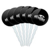 University of Indianapolis Secondary Logo Cupcake Picks Toppers Decoration Set of 6