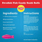 Swedish Fish Mini Tropical Soft & Chewy Candy, Bulk Candy, 12 - 3.5 Oz Boxes