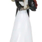 Ebros Day Of The Dead Wedding Dance Skeleton Bride And Groom Holding Red Roses Bouquet Figurine Cake Topper 6.25''Tall Love Neve