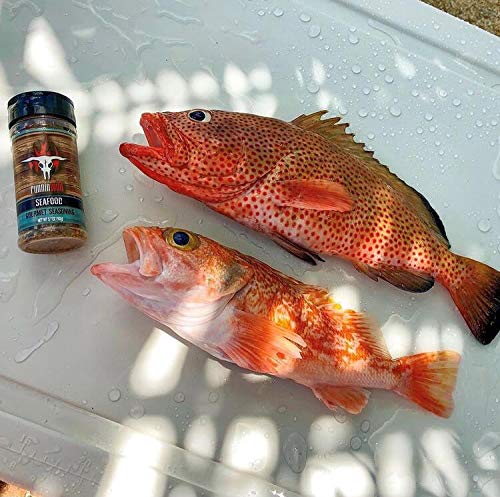Fish Seasoning | Premium Seafood Seasoning W/Gourmet Spices And Natural Lemon Flavor | Runnin Wild Foods, 5.7 Ounces
