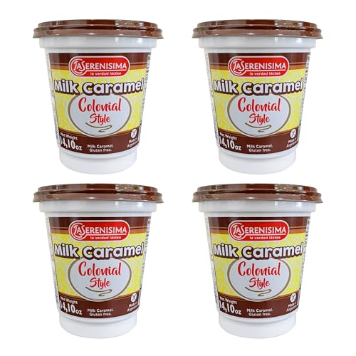 '4'' La Serenisima ''Dulce De Leche ,'' Milk Caramel'', 400 G-14.10 Oz From Argentima