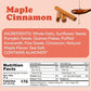 Earnest Eats Superfood Maple Cinnamon Almond Oatmeal (6 Pack)- No Sugar Added, Vegan, Gluten Free, Good Source Of Fiber