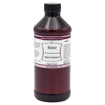 Lorann Oils Butter Bakery Emulsion: True Butter Flavor, Ideal For Enhancing Rich Dairy Notes In Baked Goods, Gluten-Free, Keto-F