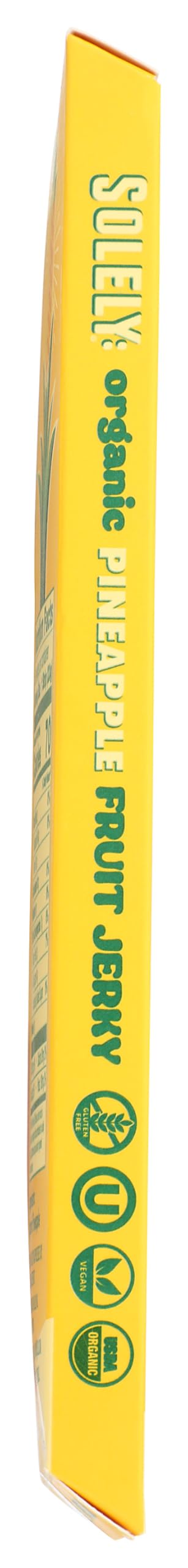 SOLELY Organic Pineapple Fruit Jerky Multipack, 0.8 OZ