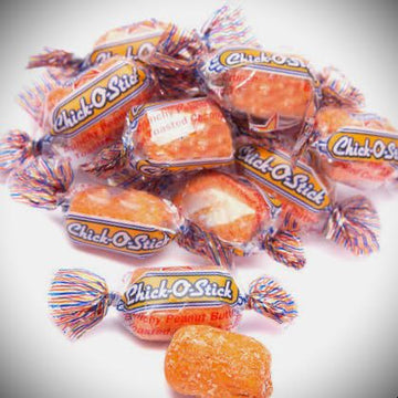 SweetGlob Individually Wrapped Original Crunchy Peanut Butter Candy (Classic Chick O Sticks, 2 Pound)