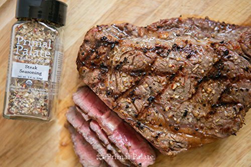Primal Palate Organic Steak Seasoning, Certified Organic, 2.4 Oz Bottle