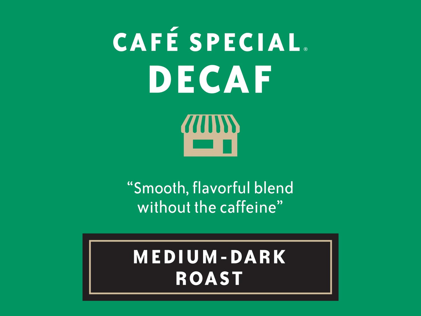 Community Coffee Cafe Special Decaf Ground Coffee, Medium-Dark Roast, 20 Ounce Pack