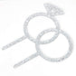 Diamond Ring Cake Topper - Engagement - Wedding - Bridal Shower - Valentine Party Decoration