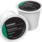 Solimo Light Roast Coffee Pods, Hazelnut Flavor, Compatible with Keurig 2.0, 100 Count, Pack of 1
