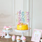 Yetxel Cake Topper - Happy 7th Birthday, Boys & Girls, Paper, Colorful Design
