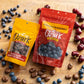 Ozark Nut Roasters Chocolate Amaretto Cherries, Gourmet Candied Nuts, Resealable Pack, 16 oz, Brown/Red