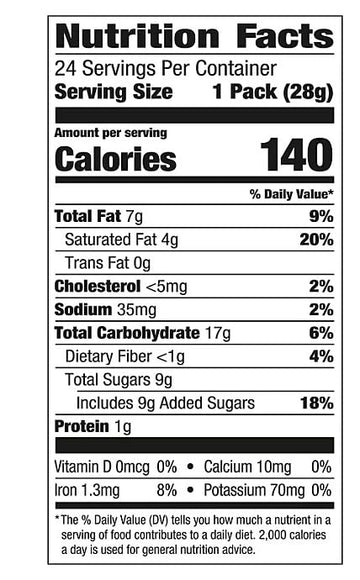 Generic Milano Double Dark Chocolate Cookies 0.98 Oz., 24 Pk.